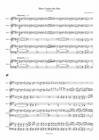 Here Comes The Sun (arr. Rhydian Lake)