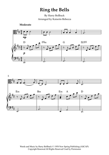 Ring The Bells (arr. Kaiserin Rebecca)