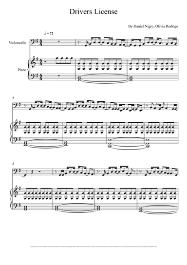 Drivers License (arr. André Laitano)