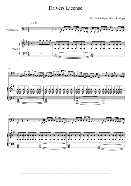 Drivers License (arr. André Laitano)