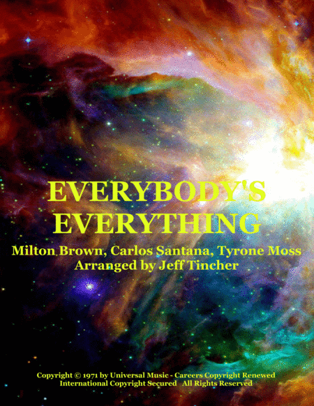 Everybody's Everything (arr. Jeff Tincher)