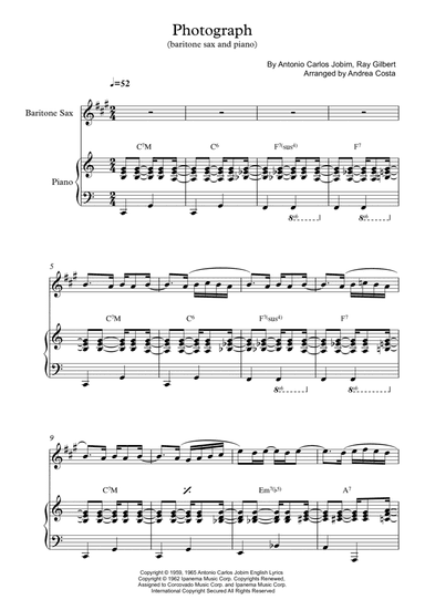 Photograph (arr. Andrea Costa)