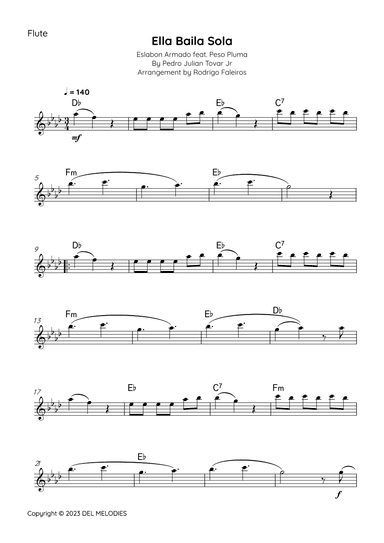 Ella Baila Sola (arr. Rodrigo Faleiros)