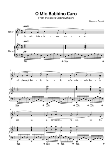 O Mio Babbino Caro (arr. Jackson Spindler)