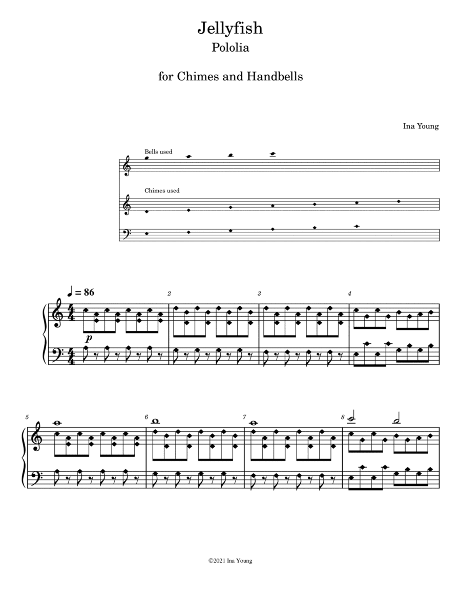 Jellyfish for Handbells and Chimes (3 oct.)