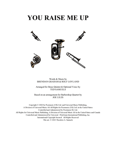 You Raise Me Up (arr. Ted Samuels)