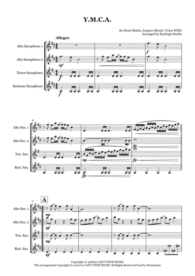 Y.m.c.a. (arr. Kayleigh Huelin)