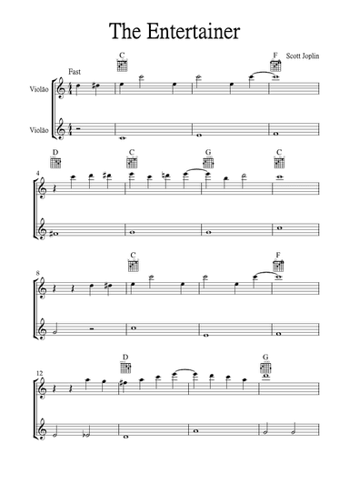 The Entertainer (arr. Jackson Spindler)