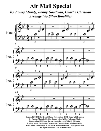 Air Mail Special (arr. SilverTonalities)
