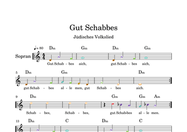 Gut Schabbes (arr. Darya Lenz)