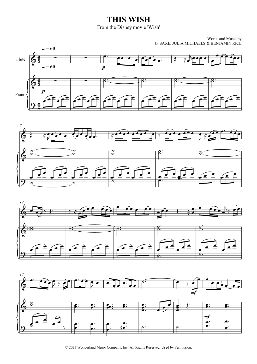 This Wish (arr. SCMusic)