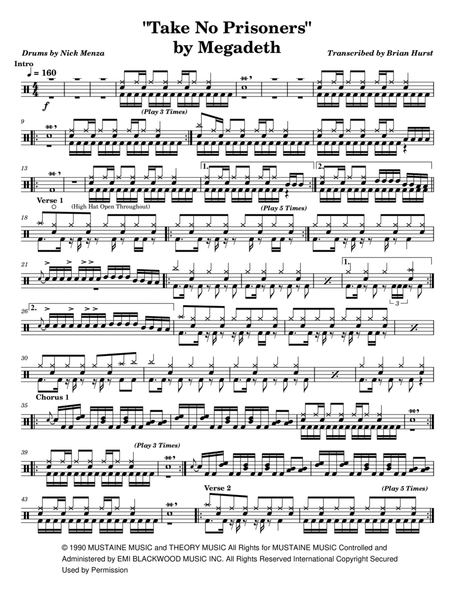 Take No Prisoners (arr. Brian Hurst)