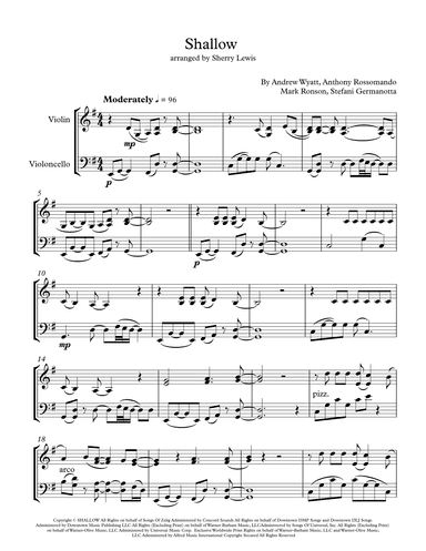 Shallow (arr. Sherry Lewis)