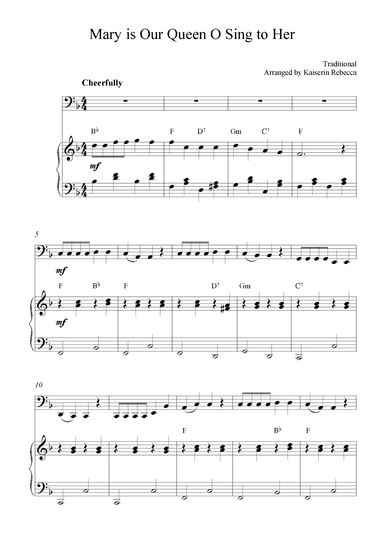 Mary Is Our Queen O Sing To Her (arr. Kaiserin Rebecca)