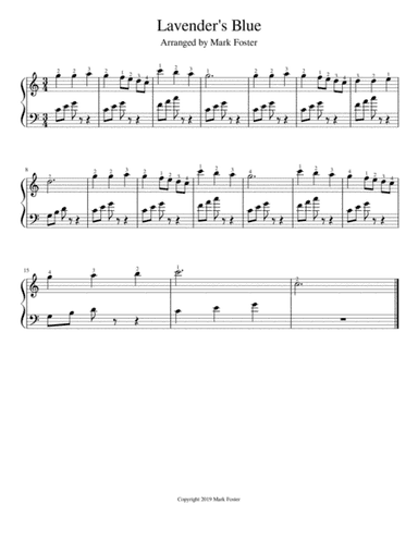 Lavender's Blue - Beginner (arr. Mark Foster)