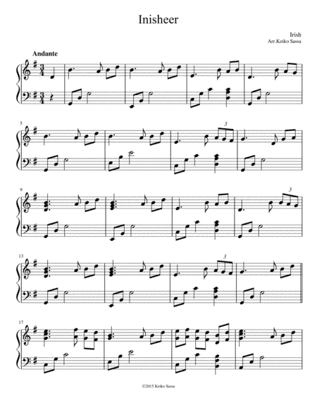 Inisheer (arr. Keiko Sassa)