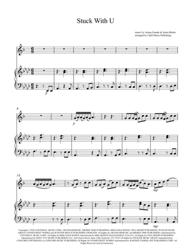 Stuck With U (arr. C&D Music Publishing)