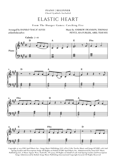Elastic Heart (arr. Danilo "Daca" Alves)