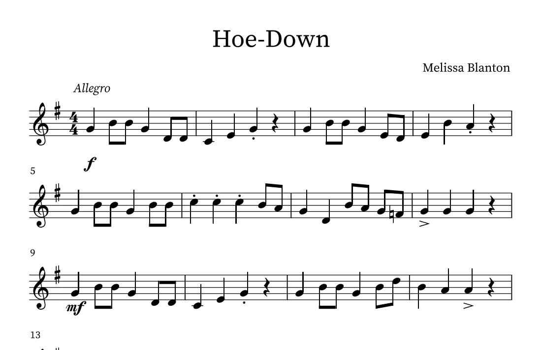 Hoe-Down