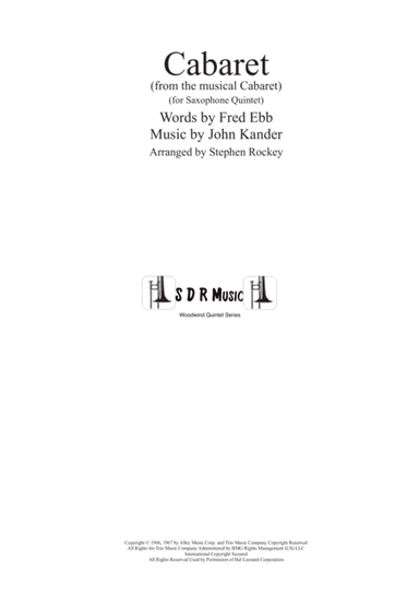 Cabaret (arr. Arranged by Stephen Rockey)