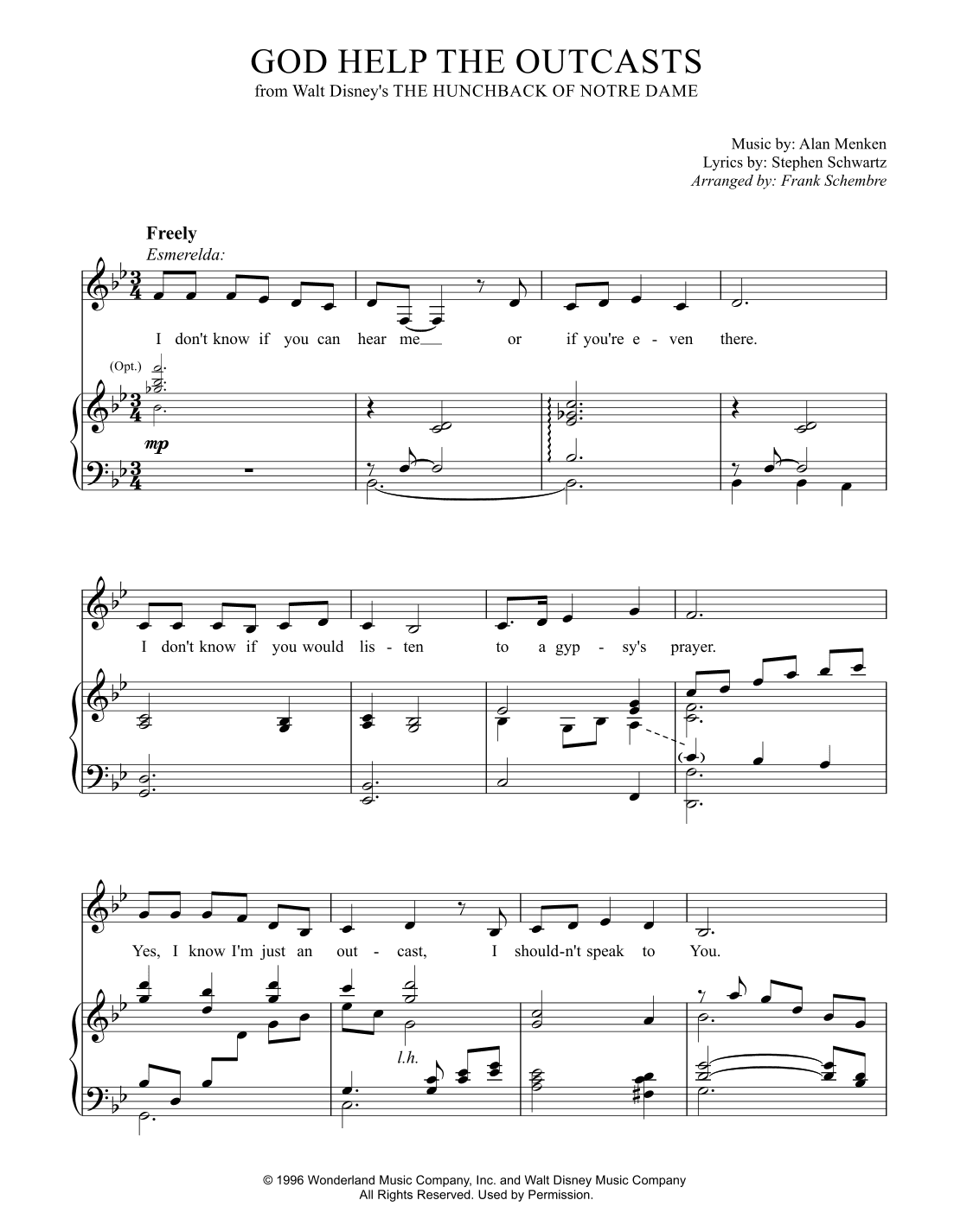 God Help The Outcasts (arr. Frank Schembre)