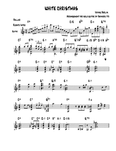 White Christmas (arr. Shinobu Ito)