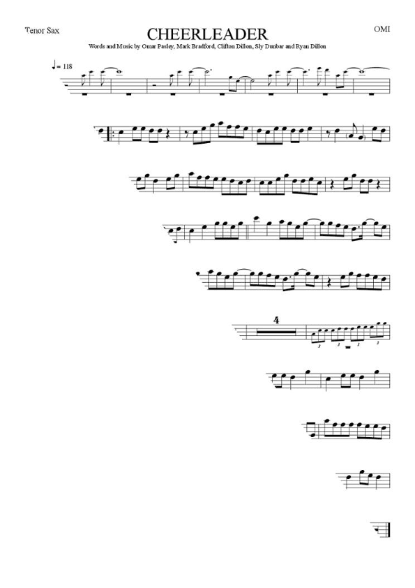 Cheerleader (arr. Ivan Marini)