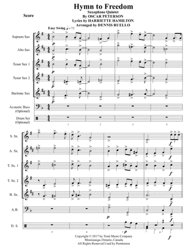 Hymn To Freedom (arr. Dennis Ruello)