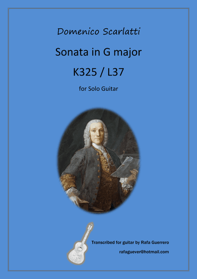 Sonata K325 / L37 (arr. Rafa Guerrero)