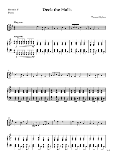 Deck the Halls (arr. SMMUS)
