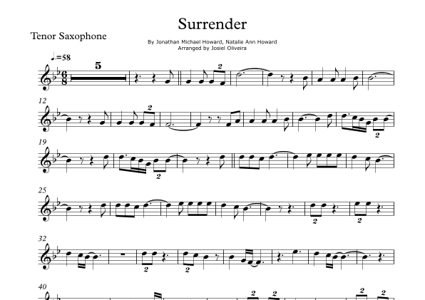 Surrender (arr. Josiel Oliveira)