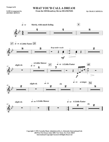 What You'd Call A Dream (arr. Jeffrey Bowen)