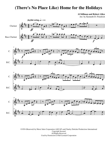 (There's No Place Like) Home For The Holidays (arr. Kenneth D. Friedrich)