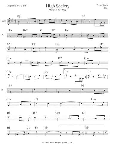 High Society (arr. Mark W. Huxhold)