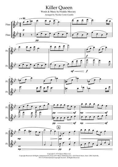 Killer Queen (arr. Nicolás Cortés Castillo)