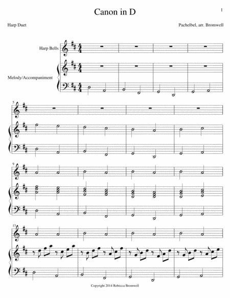 "Canon in D" (arr. Rebecca Bromwell)
