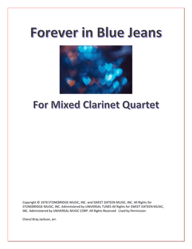 Forever In Blue Jeans (arr. Cheryl Bray Jackson)
