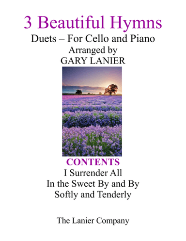 Gary Lanier: 3 BEAUTIFUL HYMNS (Duets for Cello & Piano) (arr. Gary Lanier)