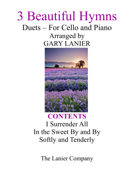 Gary Lanier: 3 BEAUTIFUL HYMNS (Duets for Cello & Piano) (arr. Gary Lanier)