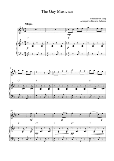 The Gay Musician (arr. Kaiserin Rebecca)