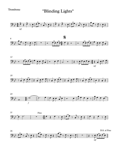 Blinding Lights (arr. SongBird Music)