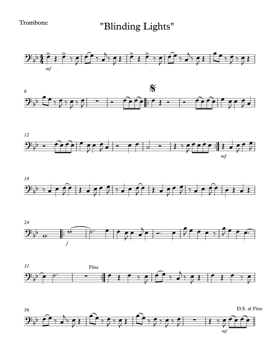 Blinding Lights (arr. SongBird Music)