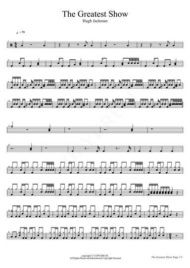 The Greatest Show (arr. COPYDRUM)