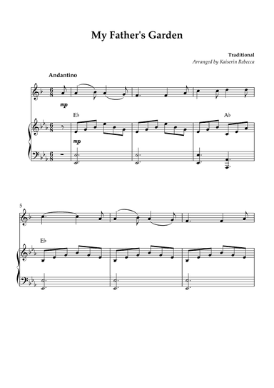 My Father's Garden (arr. Kaiserin Rebecca)
