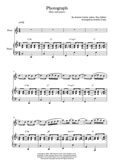 Photograph (arr. Andrea Costa)