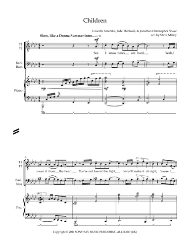 Children (arr. Steve Milloy)