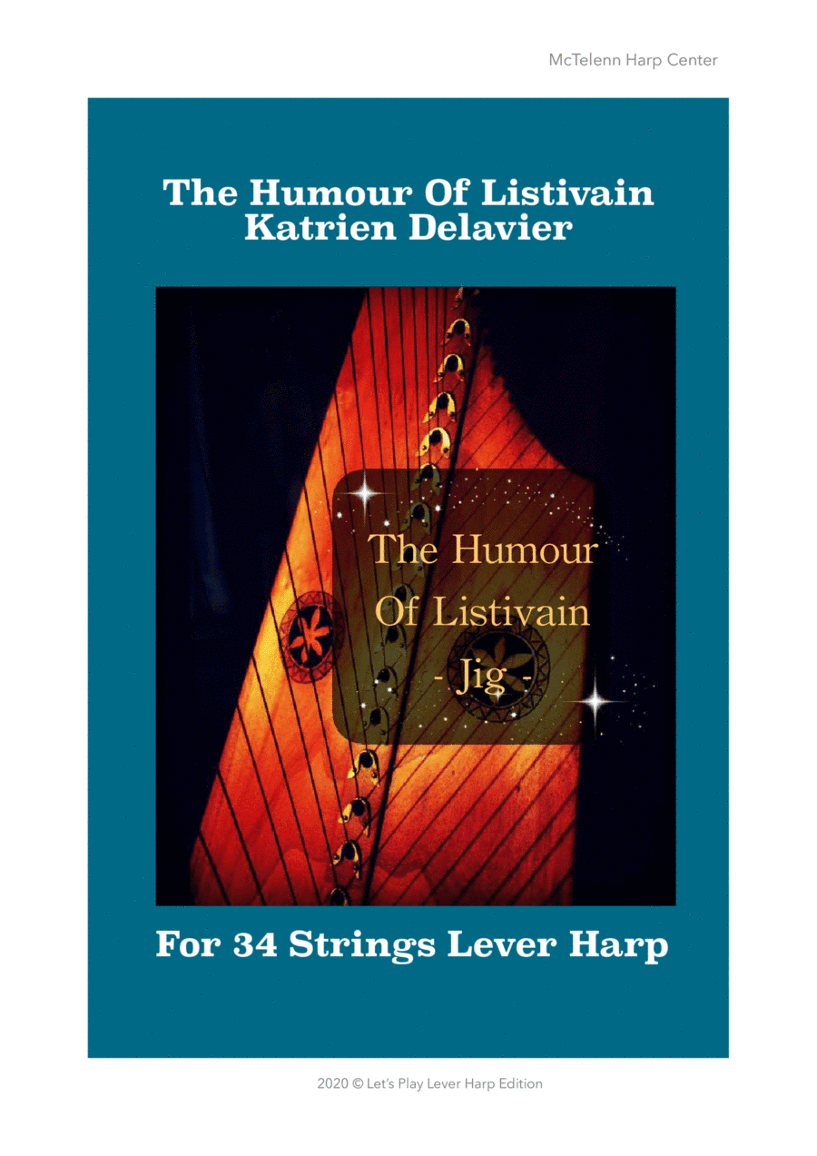 The Humour Of Listivain - irish Jig - intermediate & 34 String Harp | McTelenn Harp Center (arr. Eve McTelenn)