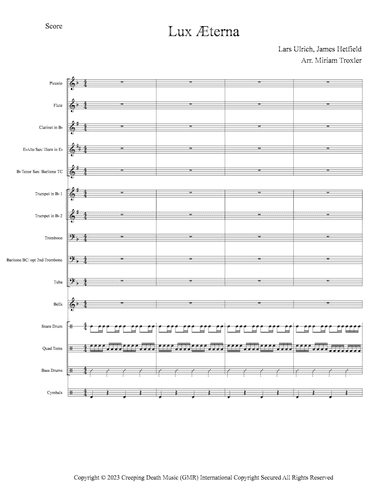 Lux Æterna (arr. Miriam Troxler)