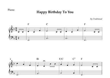 Happy Birthday To You (arr. Wesley S. SIlva)