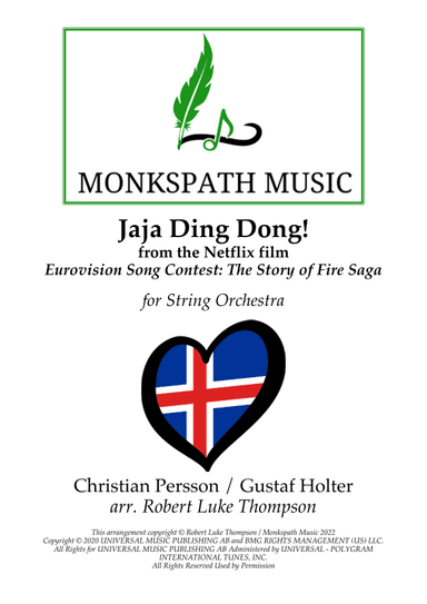 Jaja Ding Dong (arr. Robert Luke Thompson)